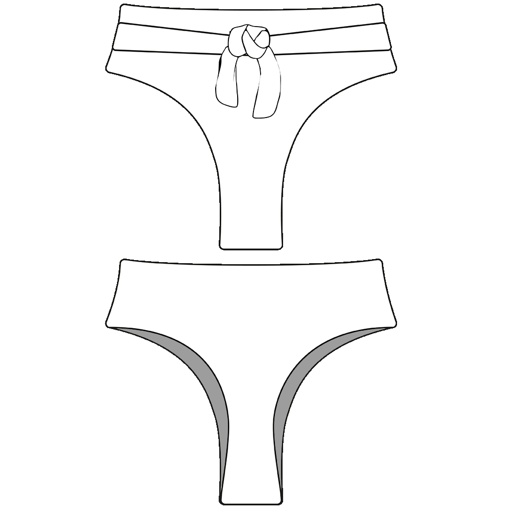 Base bombacha alta marea